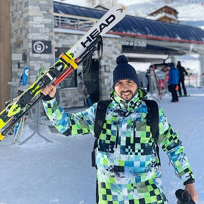 Превью  Стяжка для горных лыж и палок SKI-N-GO (Пара) Yellow 60-95 (643VZ-TL17_BLYE)